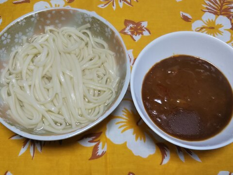 釜揚げうどんで和風カレーつけ麺☆